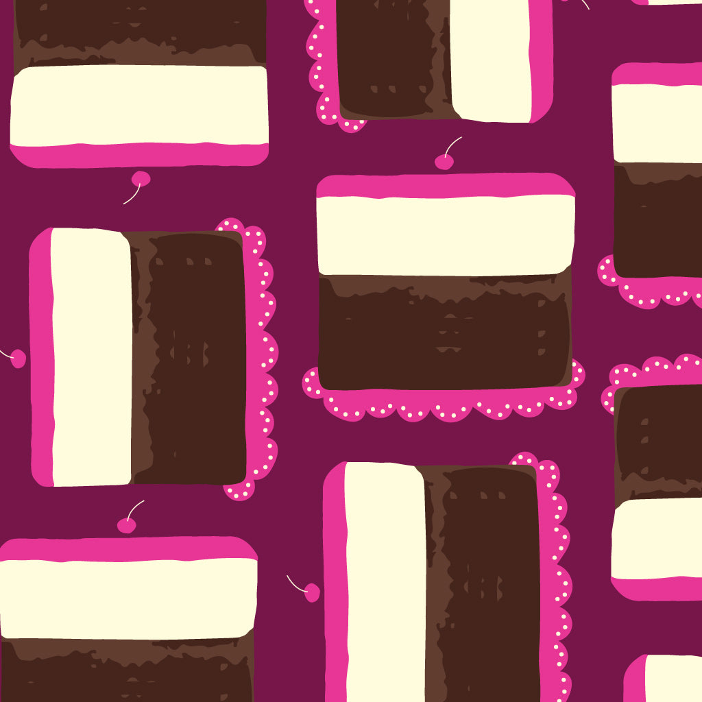 Five Patch Design Neapolitan cake pattern