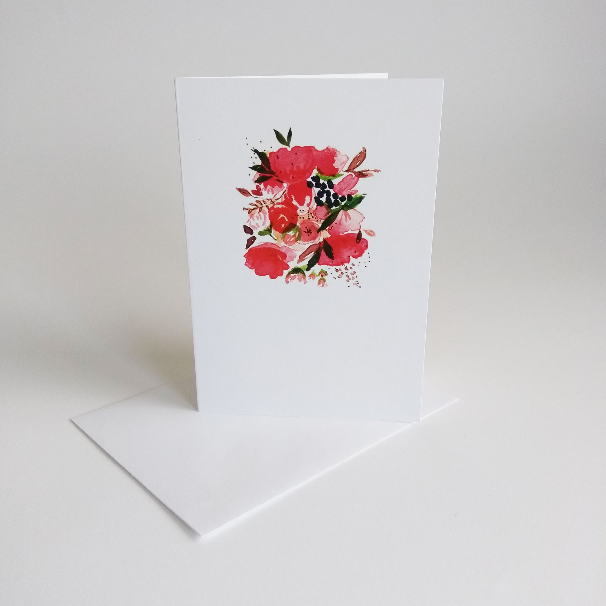 Five Patch Design Tiny Bouquet Blank Greeting Card