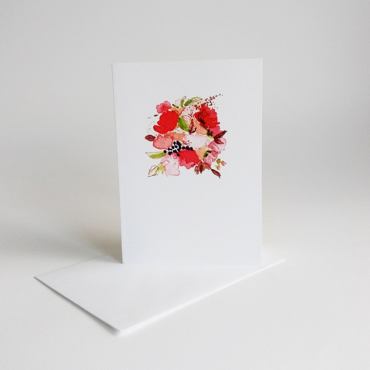 Five Patch Design Tiny Bouquet Blank Greeting Card