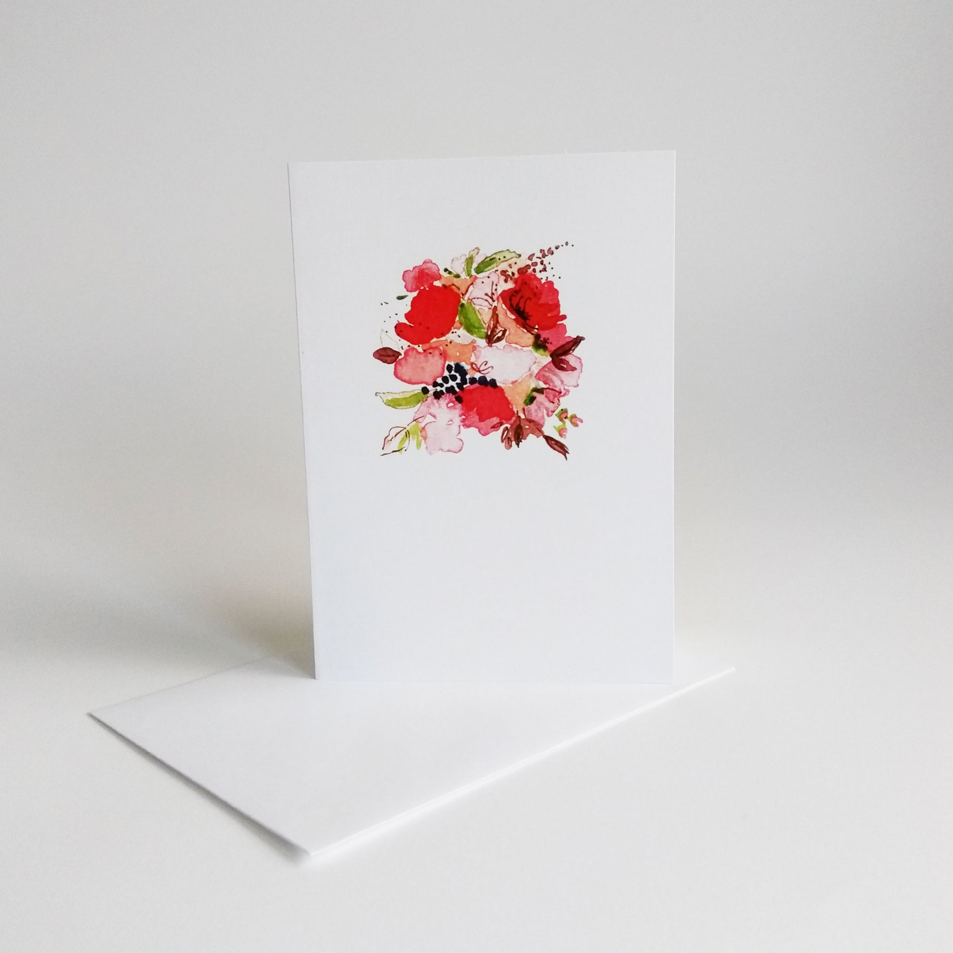Five Patch Design Tiny Bouquet Blank Greeting Card