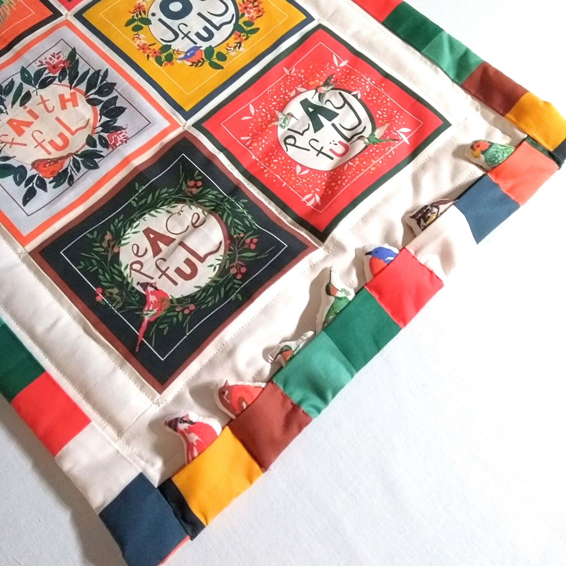 Five Patch Design Bountiful Autumn quilted wall hanging
