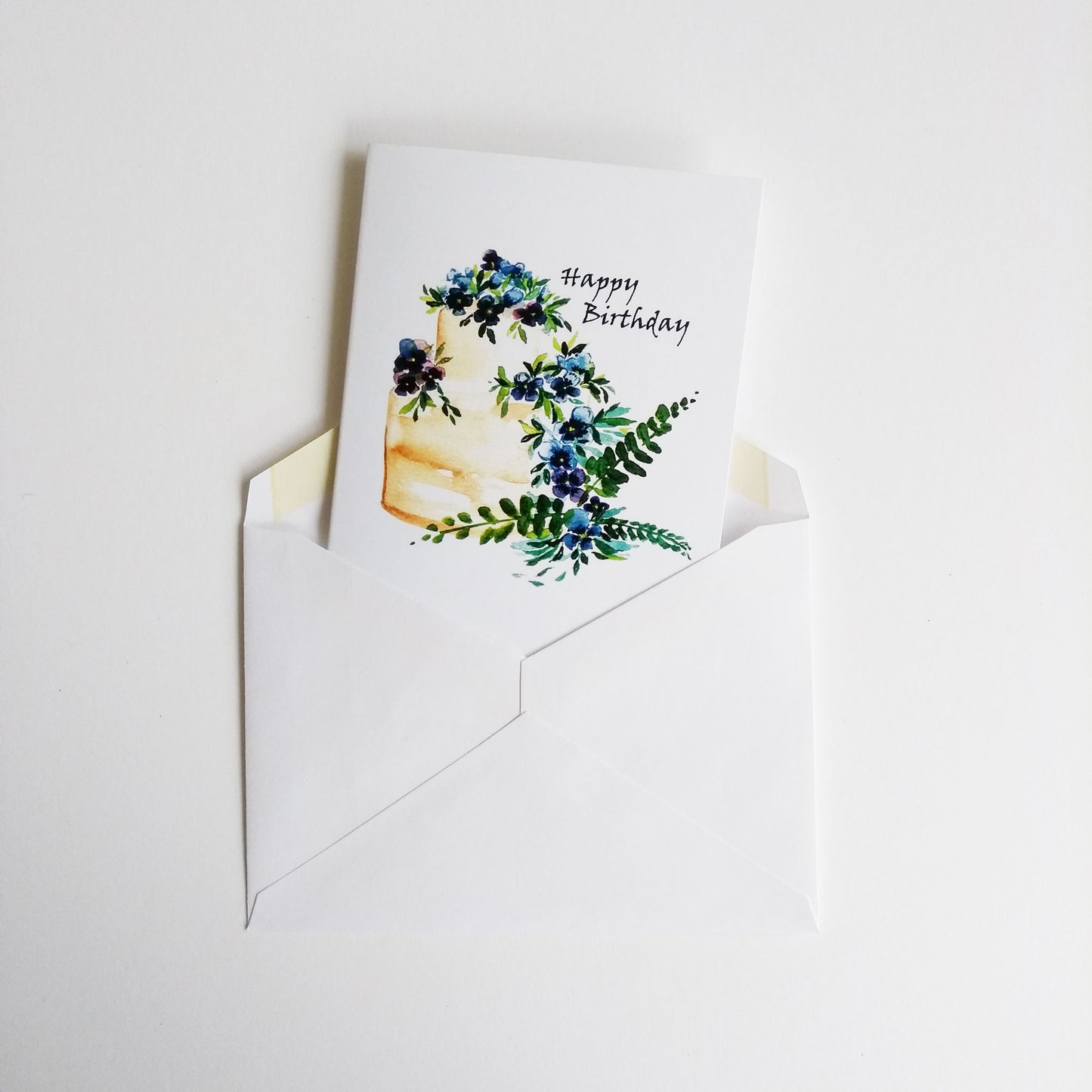 Botanical Cake Greeting Cards (Set of 6)