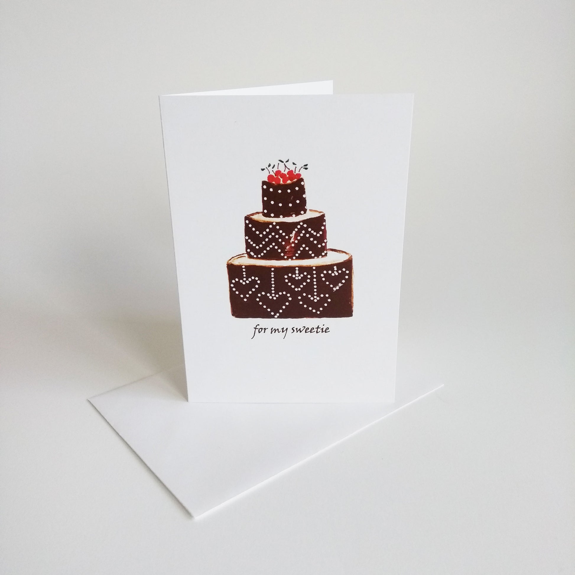 Five Patch Design For my Sweetie Cake Greeting Card