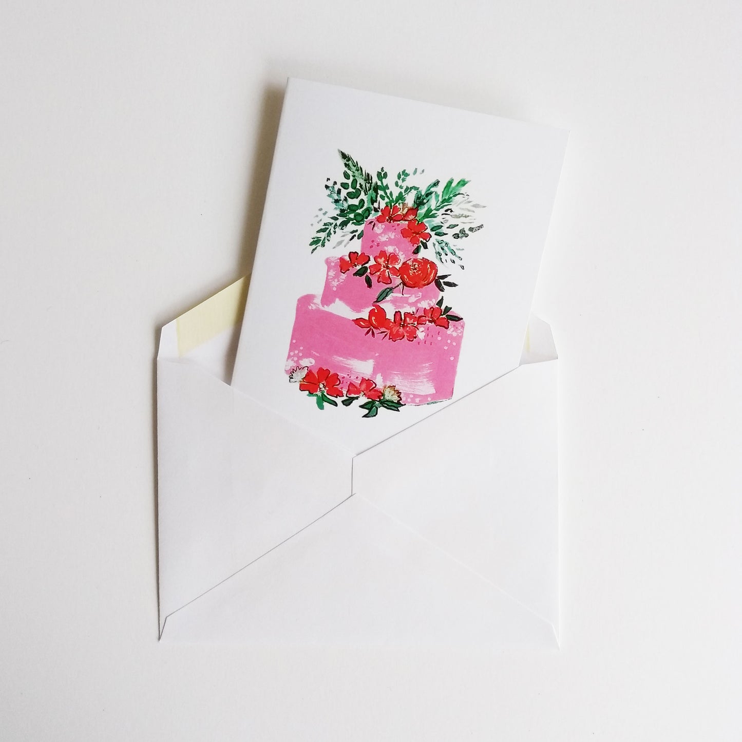 Botanical Cake Greeting Cards (Set of 6)