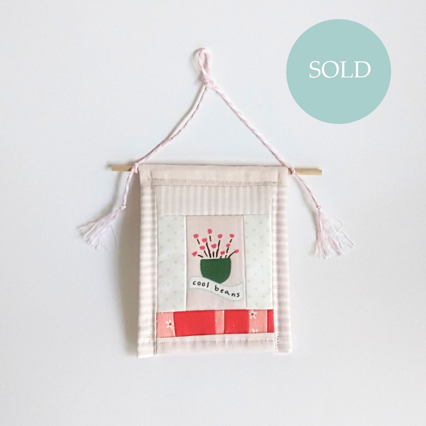Cool Beans Mini Wall Hanging