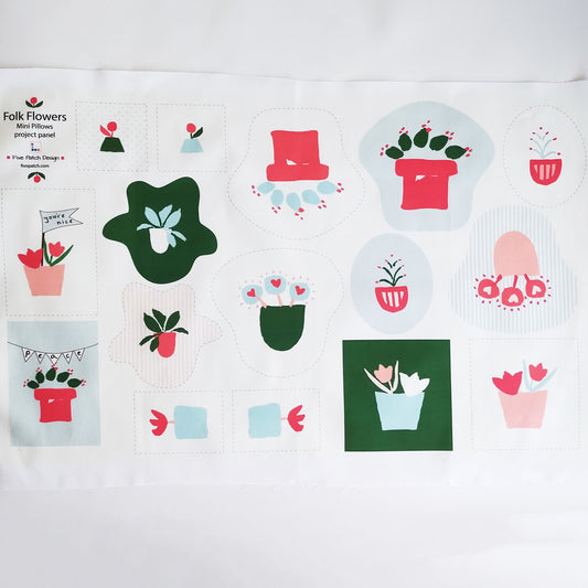 Five Patch Design Mini Pillow Project Panel