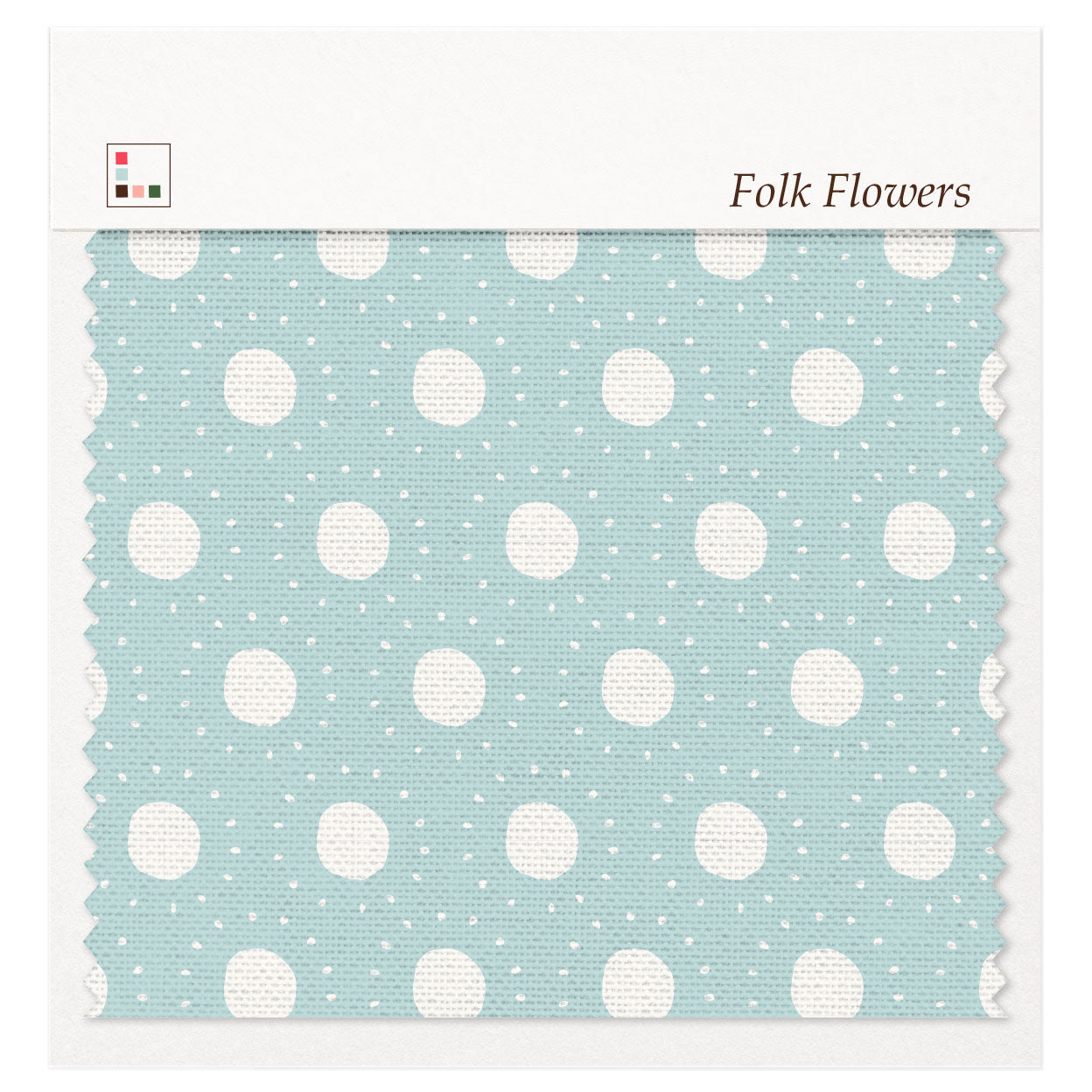 Five Patch Design Folk Flowers fabric swatch