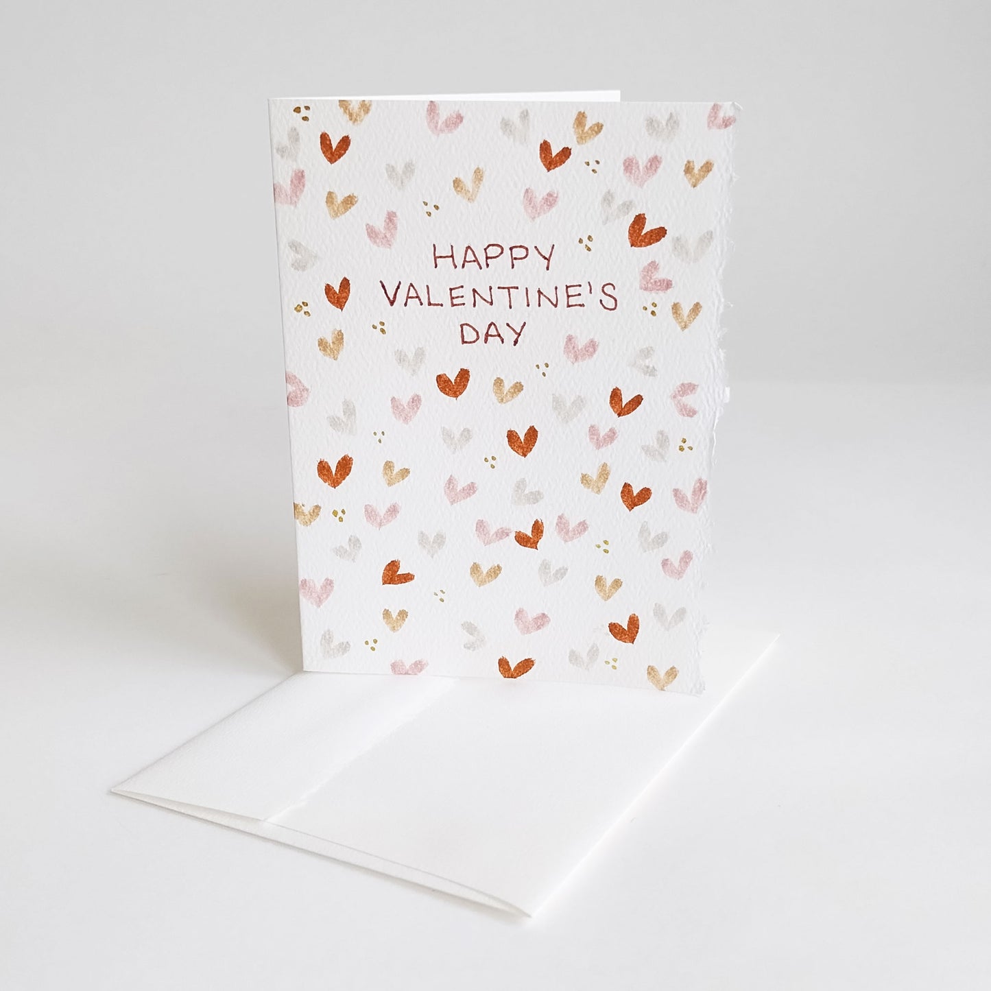 Five Patch Design Original Happy Valentine's Day Card and envelope