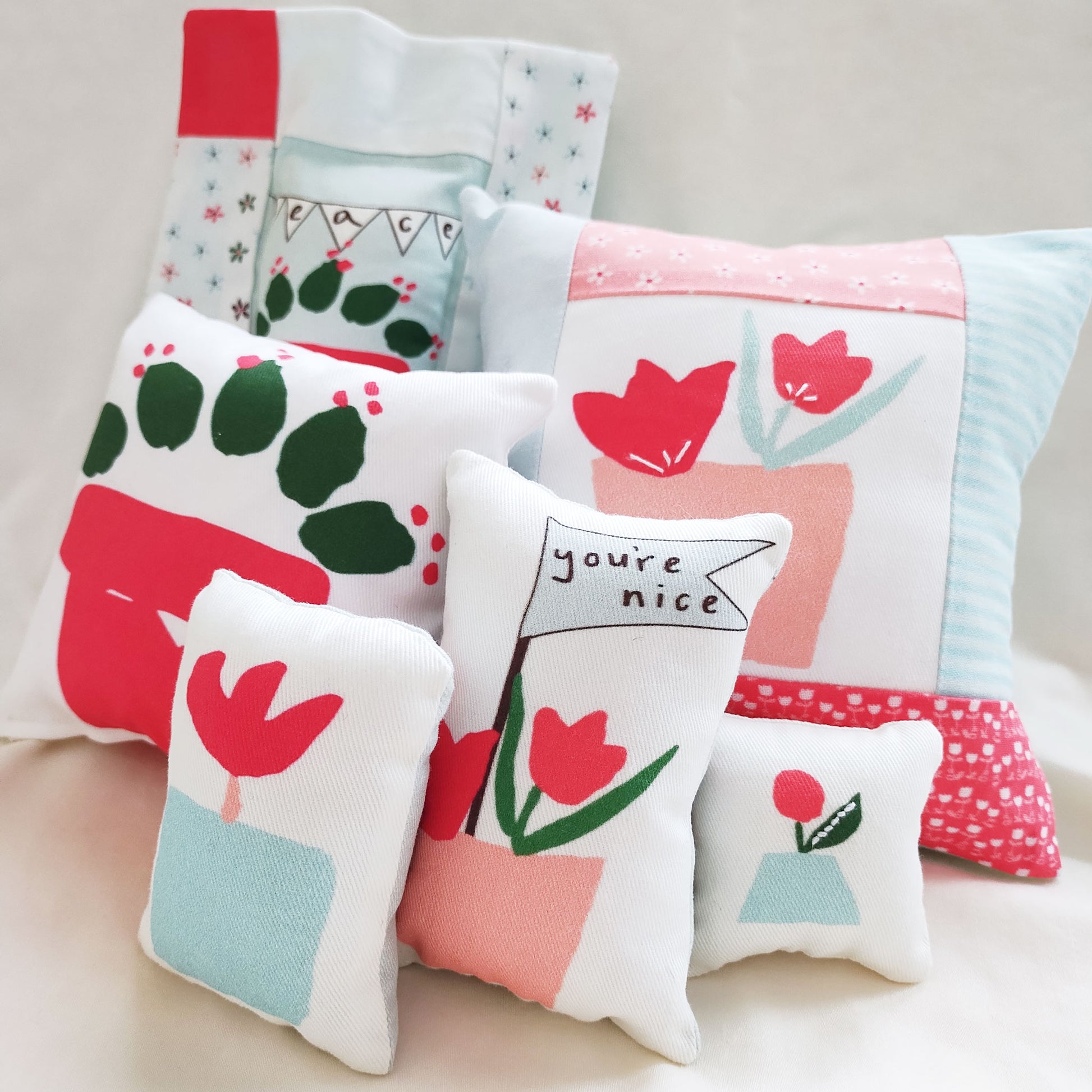 Five Patch Design Mini Pillow Project Panel