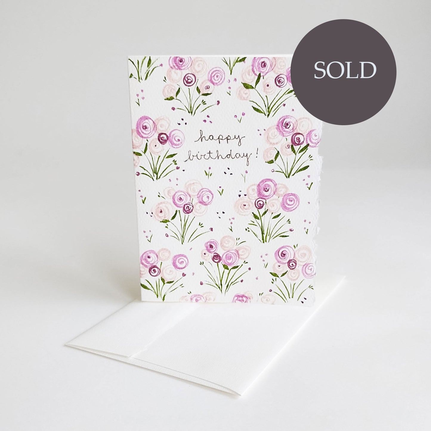 Five Patch Design Original Happy Birthday Card and envelope