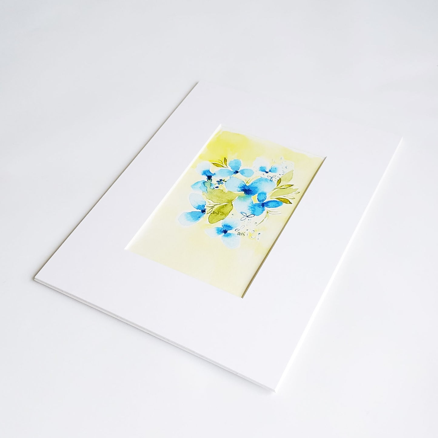 Five Patch Design Heart's Ease collection original watercolor painting