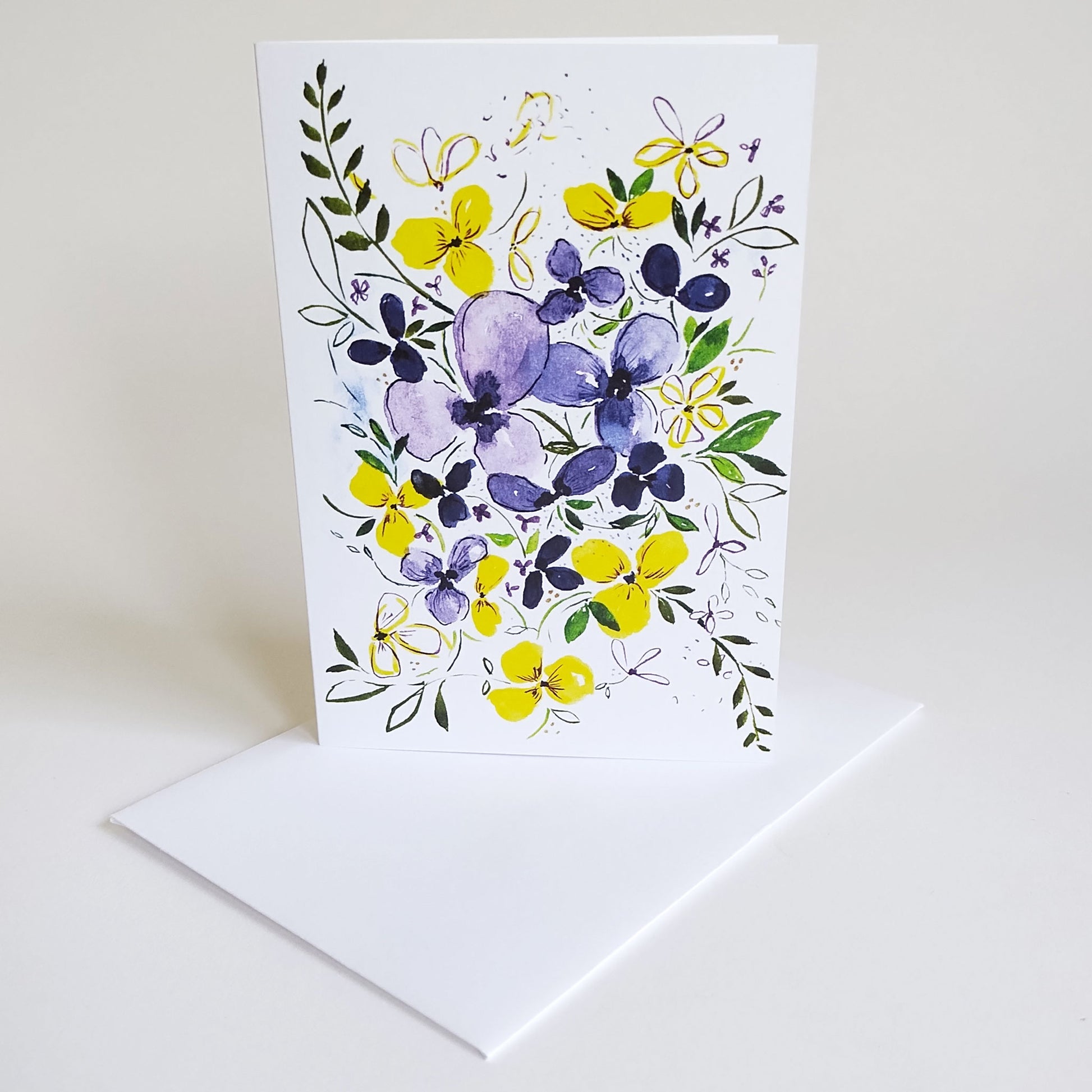 Five Patch Design all occasion floral greeting card