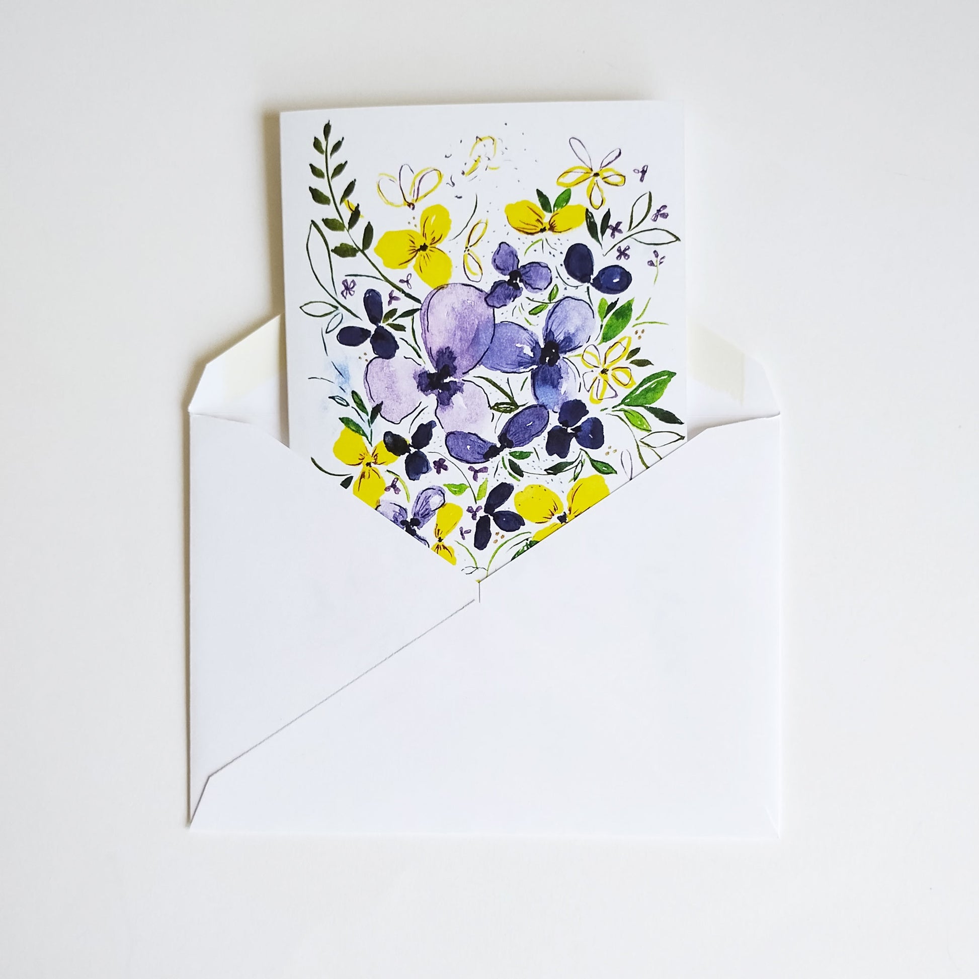 Five Patch Design all occasion floral greeting card with envelope