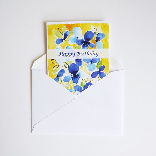 Five Patch Design floral greeting card with envelope