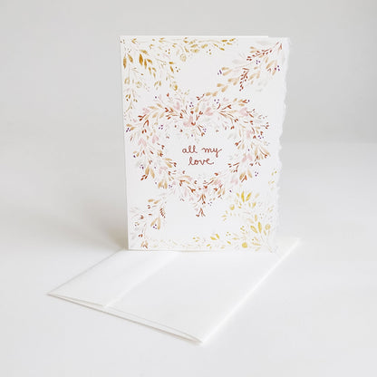 Five Patch Design Original All My Love Card and envelope