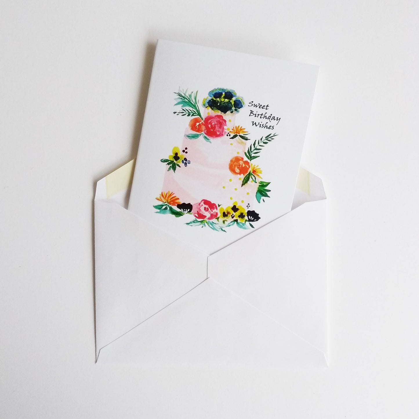Botanical Cake Greeting Cards (set of 6)