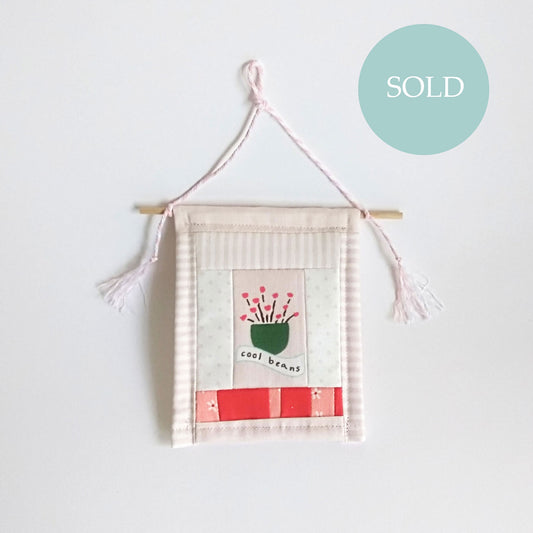 Cool Beans Mini Wall Hanging