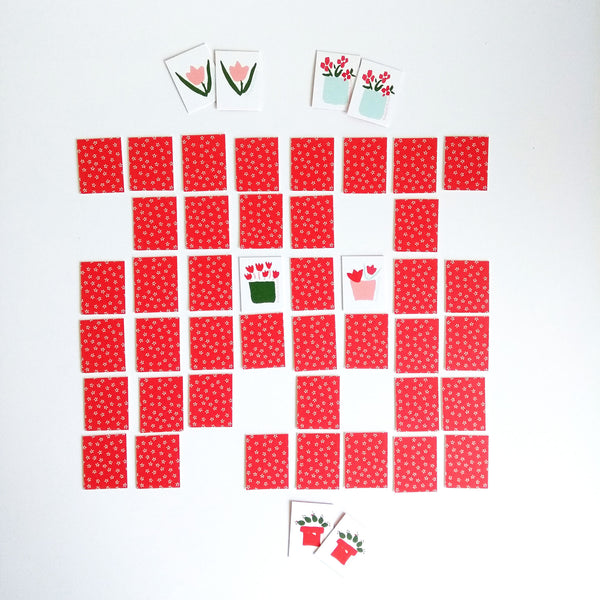 Five Patch Design Folk Plants Matching Game