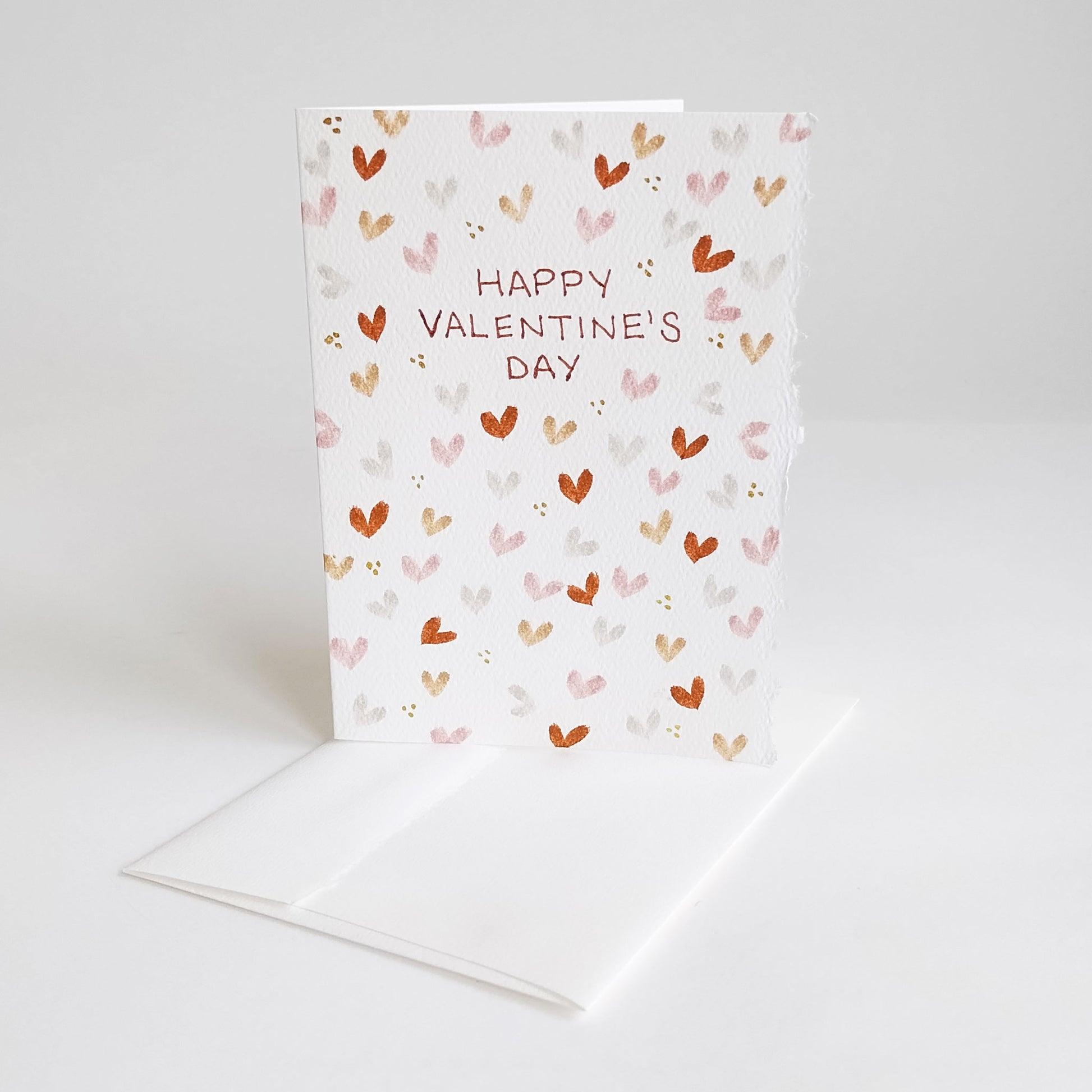 Five Patch Design Original Happy Valentine's Day Card and envelope