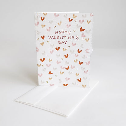 Five Patch Design Original Happy Valentine's Day Card and envelope
