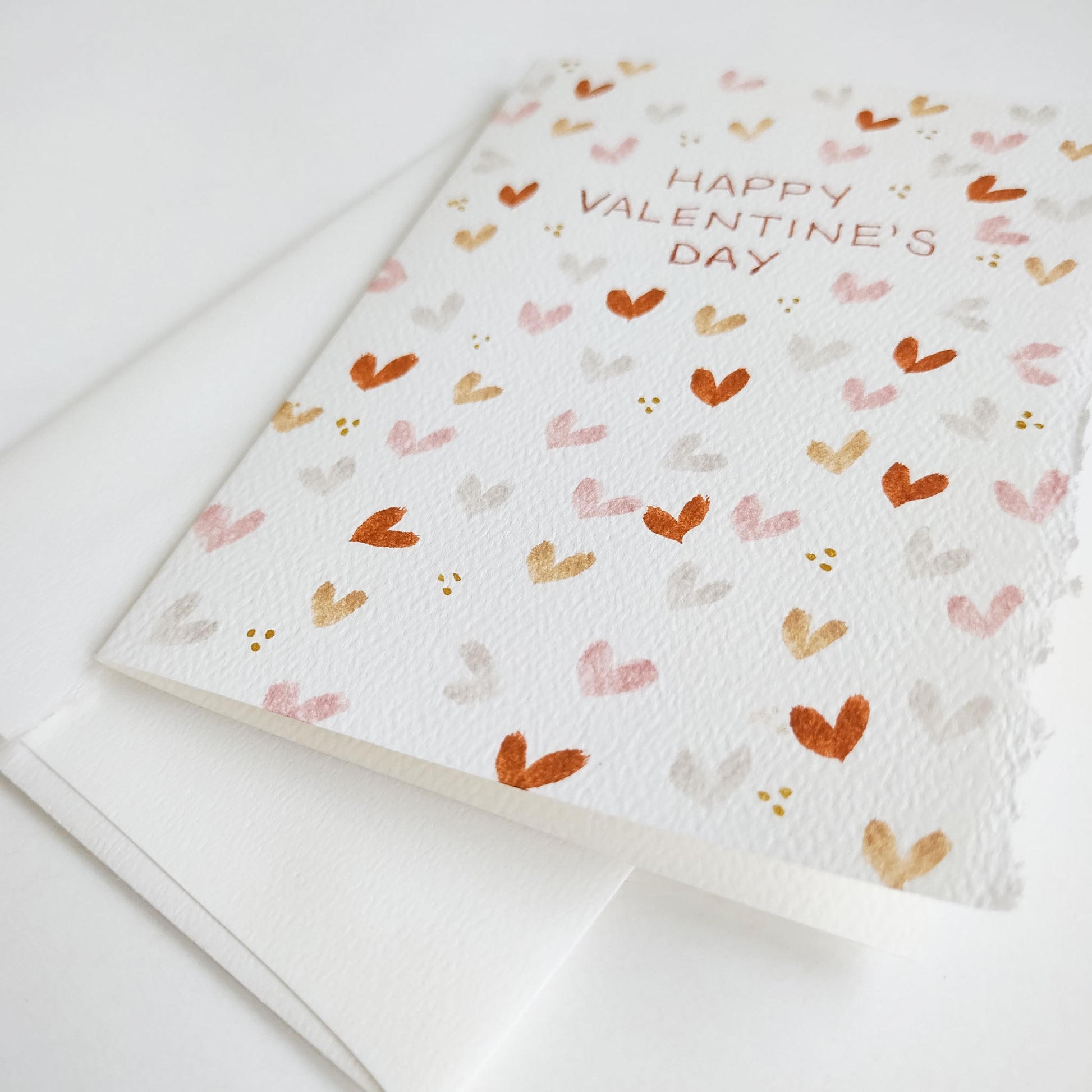 Five Patch Design Original Happy Valentine's Day Card and envelope