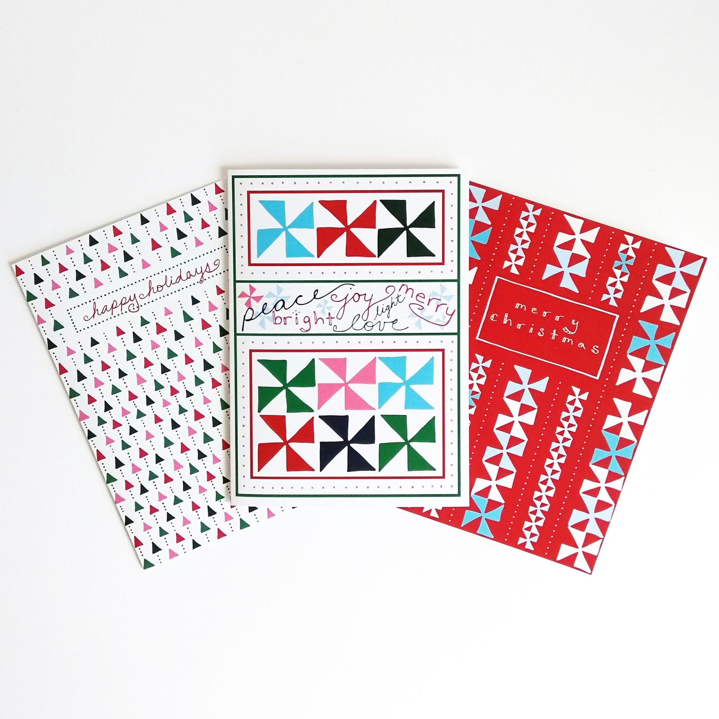 Five Patch Design Holiday greeting cards