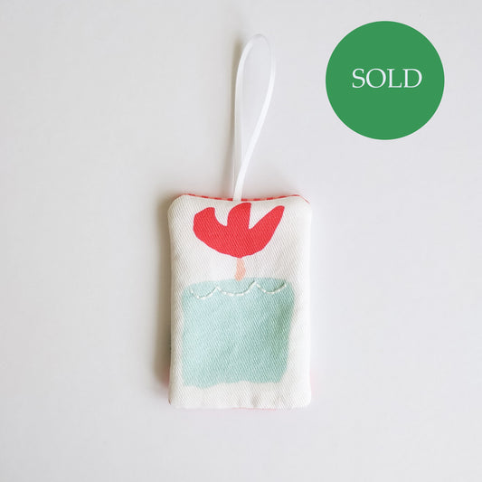 Five Patch Design Tulip and Bud Mini Ornament