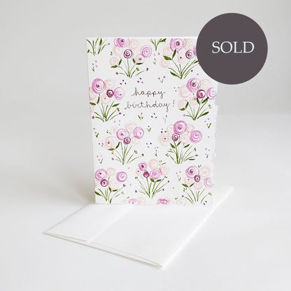 Five Patch Design Original Happy Birthday Card and envelope
