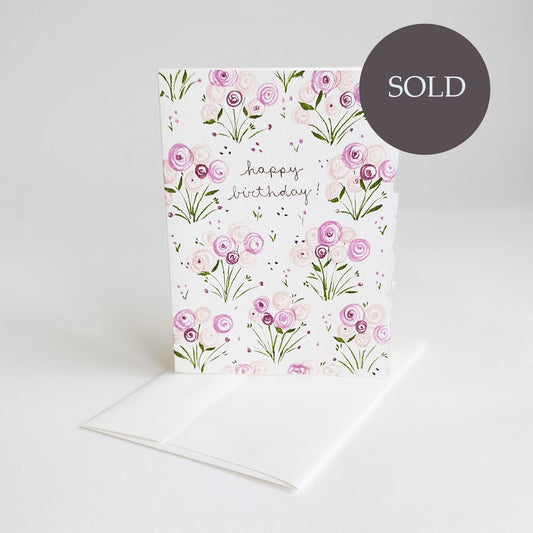 Five Patch Design Original Happy Birthday Card and envelope