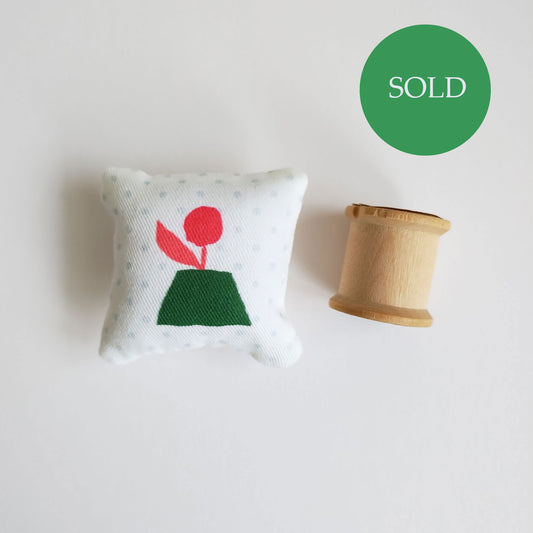Five Patch Design Mini Pillow