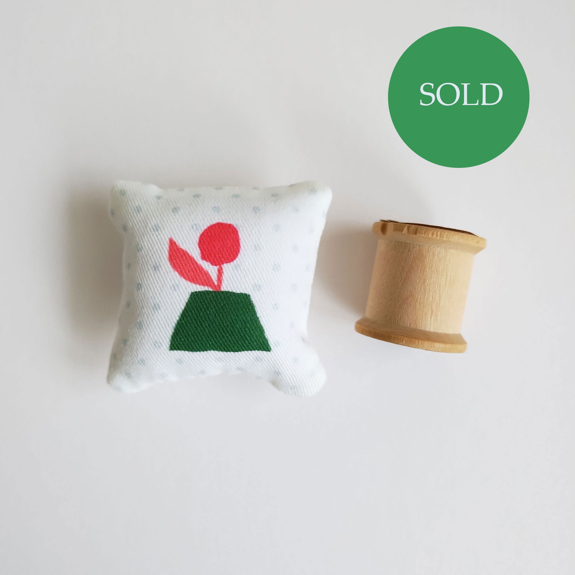 Five Patch Design Mini Pillow
