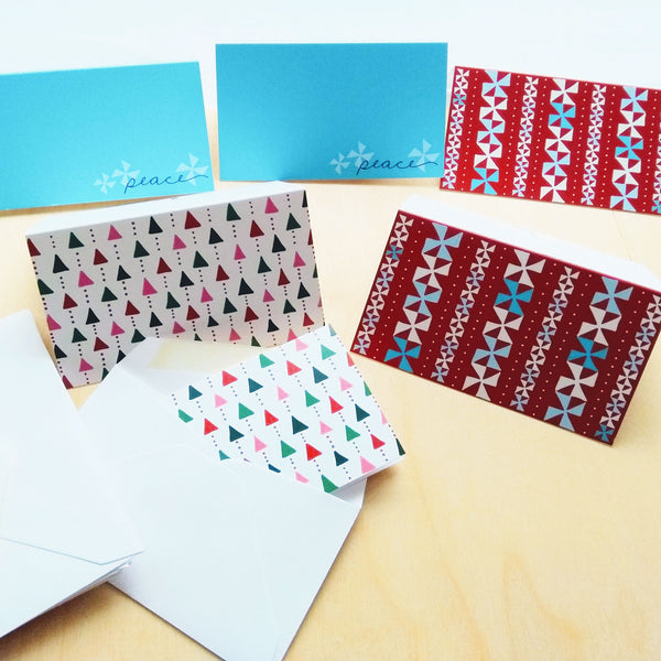 Five Patch Design Holiday gift enclosures