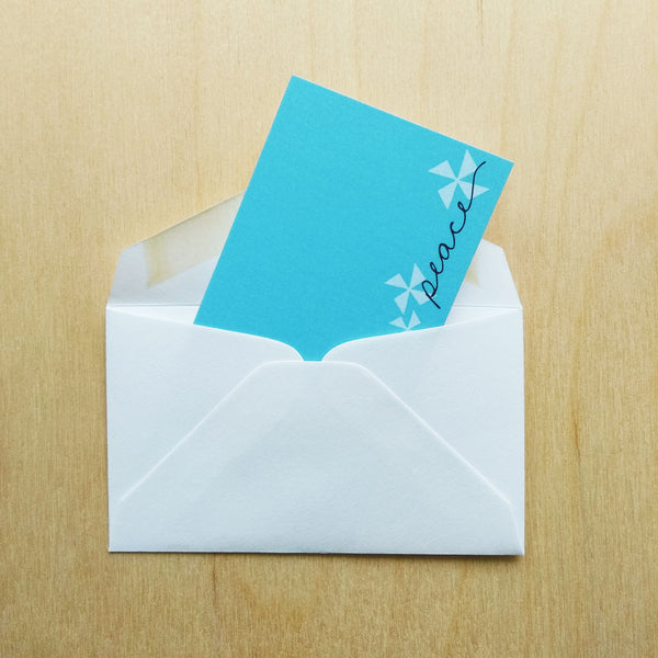 Five Patch Design Holiday gift enclosure with envelope