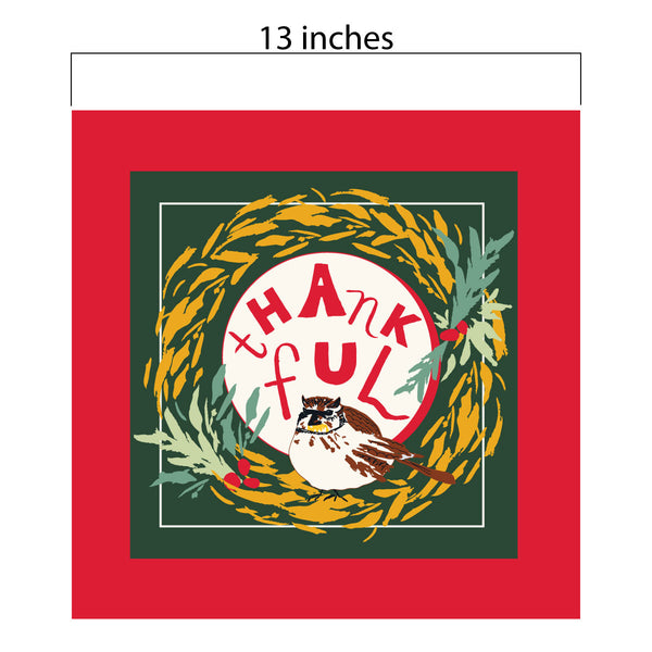 Five Patch Design Bountiful Autumn full yard fabric project panel square with measurements