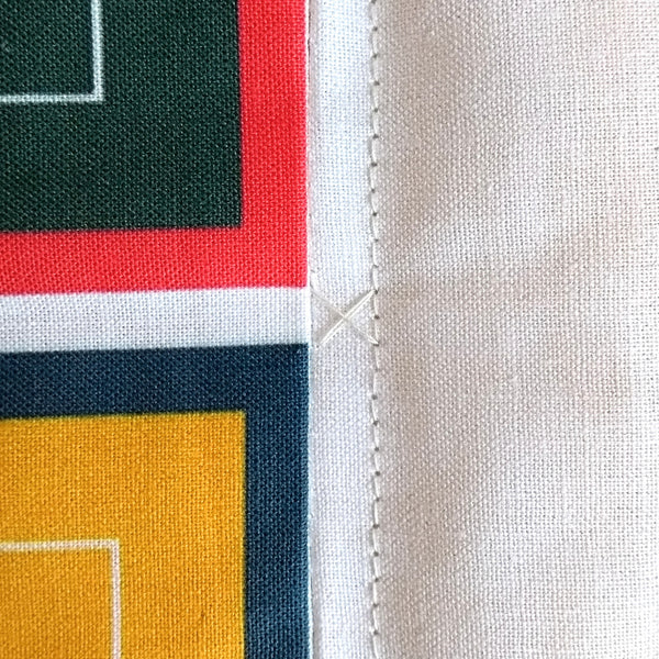 Five Patch Design close up of fabric